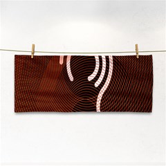 Fan Line Chevron Wave Brown Cosmetic Storage Cases by Mariart