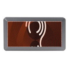 Fan Line Chevron Wave Brown Memory Card Reader (mini)