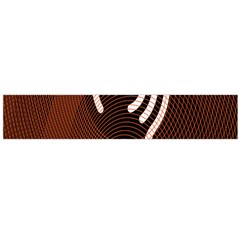 Fan Line Chevron Wave Brown Flano Scarf (large) by Mariart