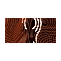 Fan Line Chevron Wave Brown Yoga Headband by Mariart