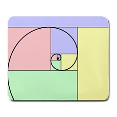 Golden Spiral Logarithmic Color Large Mousepads by Mariart