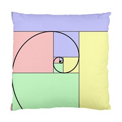 Golden Spiral Logarithmic Color Standard Cushion Case (one Side)