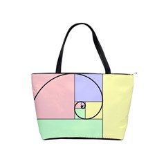 Golden Spiral Logarithmic Color Shoulder Handbags by Mariart