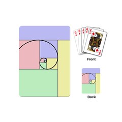 Golden Spiral Logarithmic Color Playing Cards (mini) 