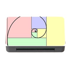 Golden Spiral Logarithmic Color Memory Card Reader With Cf by Mariart