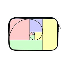 Golden Spiral Logarithmic Color Apple Ipad Mini Zipper Cases by Mariart