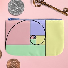 Golden Spiral Logarithmic Color Large Coin Purse by Mariart