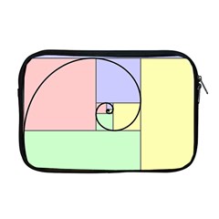 Golden Spiral Logarithmic Color Apple Macbook Pro 17  Zipper Case by Mariart