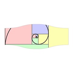 Golden Spiral Logarithmic Color Stretchable Headband by Mariart