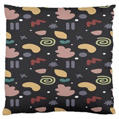 Funky Pattern Polka Wave Chevron Monster Large Cushion Case (two Sides)