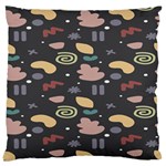 Funky Pattern Polka Wave Chevron Monster Large Cushion Case (Two Sides) Front