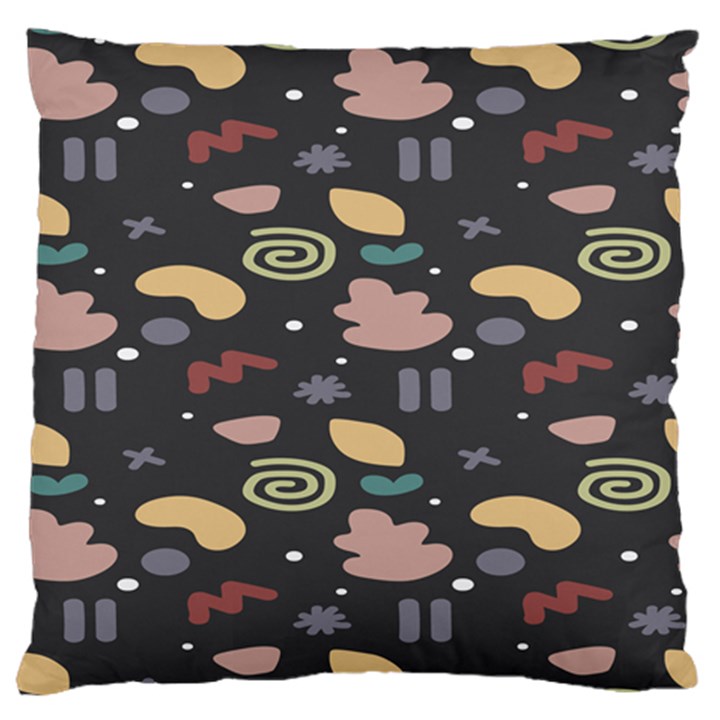 Funky Pattern Polka Wave Chevron Monster Large Cushion Case (Two Sides)