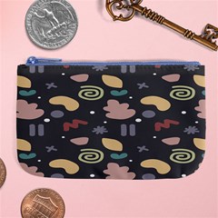 Funky Pattern Polka Wave Chevron Monster Large Coin Purse by Mariart