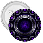 Digital Celtic Clock Template Time Number Purple 3  Buttons Front