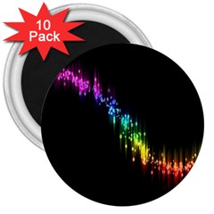 Illustration Light Space Rainbow 3  Magnets (10 Pack)  by Mariart