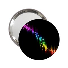 Illustration Light Space Rainbow 2 25  Handbag Mirrors