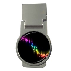 Illustration Light Space Rainbow Money Clips (round)  by Mariart