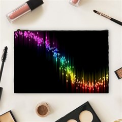 Illustration Light Space Rainbow Cosmetic Bag (large)  by Mariart