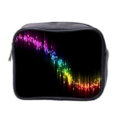 Illustration Light Space Rainbow Mini Toiletries Bag 2-side by Mariart