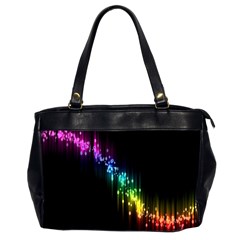 Illustration Light Space Rainbow Office Handbags (2 Sides) 