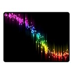 Illustration Light Space Rainbow Fleece Blanket (Small) 50 x40  Blanket Front