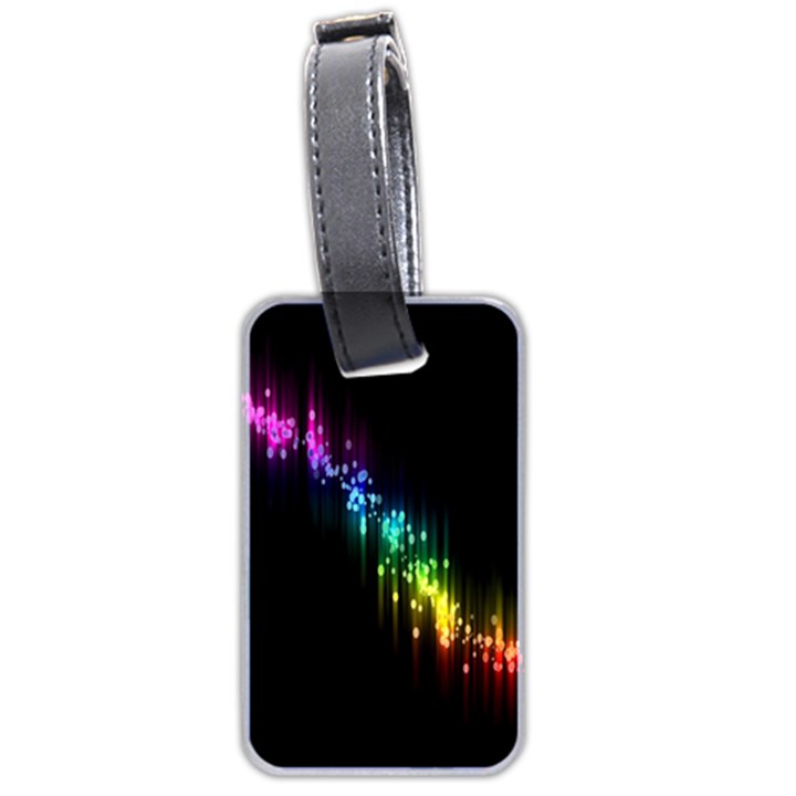 Illustration Light Space Rainbow Luggage Tags (Two Sides)