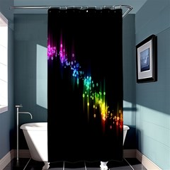 Illustration Light Space Rainbow Shower Curtain 36  X 72  (stall)  by Mariart