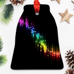 Illustration Light Space Rainbow Bell Ornament (two Sides)