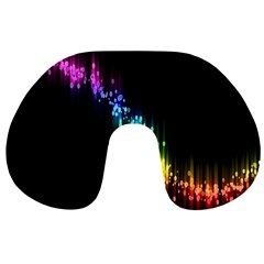 Illustration Light Space Rainbow Travel Neck Pillows by Mariart