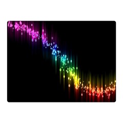 Illustration Light Space Rainbow Double Sided Flano Blanket (mini)  by Mariart