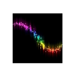 Illustration Light Space Rainbow Satin Bandana Scarf by Mariart