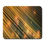 Golden Blue Lines Sparkling Wild Animation Background Space Large Mousepads Front