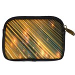 Golden Blue Lines Sparkling Wild Animation Background Space Digital Camera Cases Back