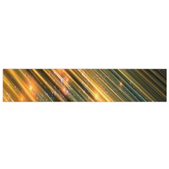 Golden Blue Lines Sparkling Wild Animation Background Space Flano Scarf (small) by Mariart