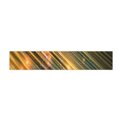 Golden Blue Lines Sparkling Wild Animation Background Space Flano Scarf (mini) by Mariart