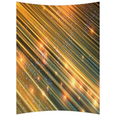 Golden Blue Lines Sparkling Wild Animation Background Space Back Support Cushion