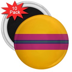 Layer Retro Colorful Transition Pack Alpha Channel Motion Line 3  Magnets (10 Pack)  by Mariart