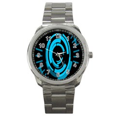 Graphics Abstract Motion Background Eybis Foxe Sport Metal Watch