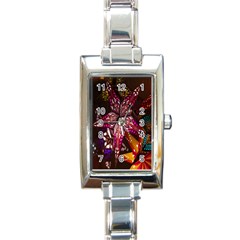 Hanging Paper Star Lights Rectangle Italian Charm Watch