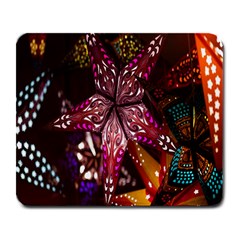 Hanging Paper Star Lights Large Mousepads by Mariart