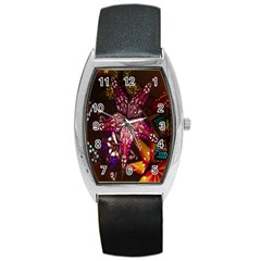 Hanging Paper Star Lights Barrel Style Metal Watch by Mariart