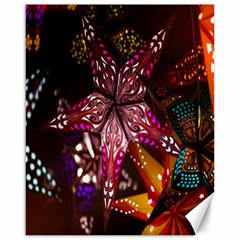 Hanging Paper Star Lights Canvas 16  X 20  