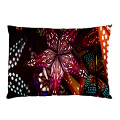 Hanging Paper Star Lights Pillow Case by Mariart