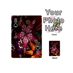 Hanging Paper Star Lights Playing Cards 54 (mini)  by Mariart