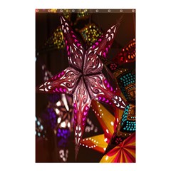 Hanging Paper Star Lights Shower Curtain 48  X 72  (small)  by Mariart