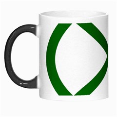 Lissajous Small Green Line Morph Mugs by Mariart