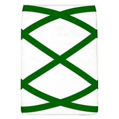 Lissajous Small Green Line Flap Covers (l)  by Mariart