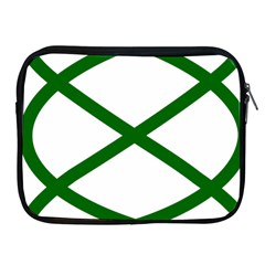 Lissajous Small Green Line Apple Ipad 2/3/4 Zipper Cases by Mariart