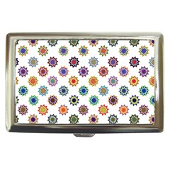 Flowers Pattern Recolor Artwork Sunflower Rainbow Beauty Cigarette Money Cases