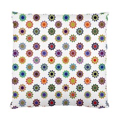 Flowers Pattern Recolor Artwork Sunflower Rainbow Beauty Standard Cushion Case (one Side)